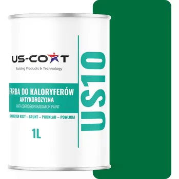 barva na kov Barva pro radiátory Antikorozní Odolná 1L Lesk Zelená 3v1