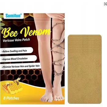 Péče o nohy NÁPLASTI Náplasti na křečové žíly a metličkové žilky S VČELÍM JEDEM zlepšují krevní oběh