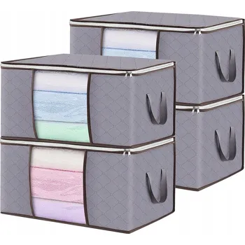 Úložný box X4 Úložný box na oblečení, organizér do skříně, kontejnery 90L