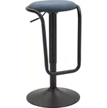Otočná barová židle Destiny modro-černá