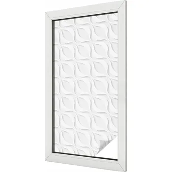 Okenní dekorace Hotová mléčná Fólie 100 x 50 cm