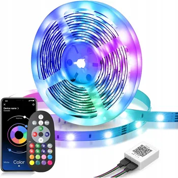 LED osvětlení LED pásek 10M RGB sada osvětlení DÁLKOVÝ OVLADAČ APLIKACE