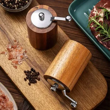 Kuchyňský mlýnek Ruční mlýnek na lněné semínko s nastavením hrubosti mletí