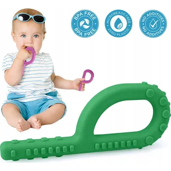 LOGOPEDICKÉ ORTODONTICKÉ KOUSÁTKO MĚKKÉ S VÝSTUPKY NA PROŘEZÁVÁNÍ ZUBŮ