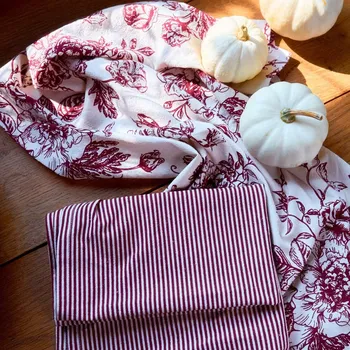 Utěrka Sada kuchyňských utěrek NELE s květinovým vzorem 2 ks 45x65 cm HOMLA