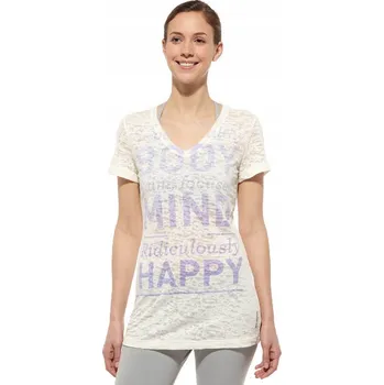 Dámské tričko Reebok dětské tričko béžové polyester velikost 140