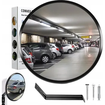 Zrcadlo ZRCADLO KONVEXNÍ 30 CM S KULOVÝM KLOUBEM PRO GARÁŽ PŘÍJEZDOVÉ CESTY ZRCADLO SILNIČNÍ