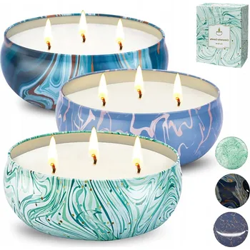 Svíčka Tradiční sójová svíčka Citronella Bedee 3 ks