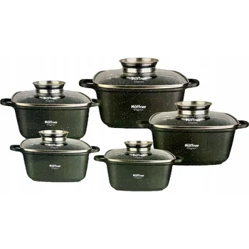 Sada nádobí Sada hrnců Hoffner PREMIUM hliníkové hrnce 12 ks