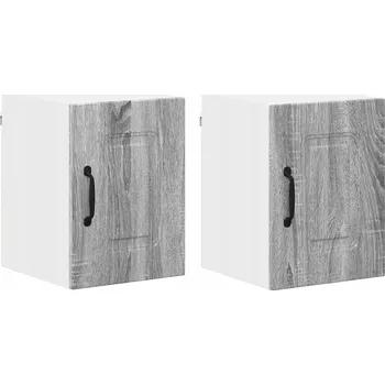 Kuchyňská skříňka Horní kuchyňská skříňka 2 pcs Šedá Sonoma 30 x 31 x 40 cm