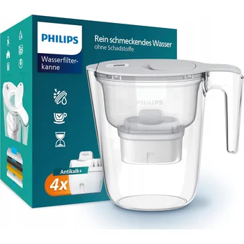 Filtrační konvice FILTRAČNÍ KONVICE 2.6L + 4 NÁHRADNÍ FILTRY - REDUKCE TVRDOSTI VODY O 50 %