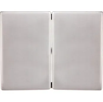 vypínač Dvojitý vypínač Klasik Hager stříbrný 14357004