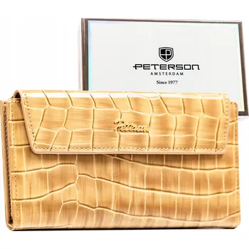 Peněženka Peterson peněženka eko kůže béžová - dámská