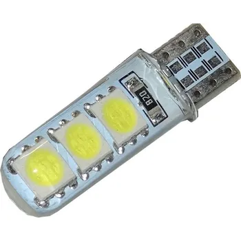 Autožárovka Žárovka LED T10 12V bílá, 6xSMD5050, silica