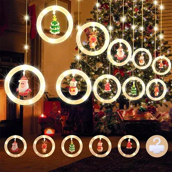 Vánoční dekorace BOŻONARODZENIOWA KURTYNA ŚWIETLNA 10 LED, TEKUTÁ, MINIATURNÍ DEKORACE, NAPÁJENÍ