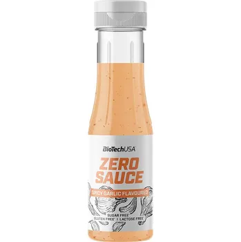 Omáčka BioTechUSA Zero Sauce 350 ml Příchuť: pikantní česnek