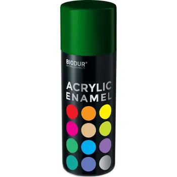 Barva ve spreji Biodur SPRAY AKRYLOVÁ BARVA RAL 6005 zelená