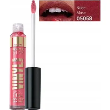 Rtěnka AVON Vinylová rtěnka v tekuté formě 16h dlouhotrvající rtěnka Nude Muse