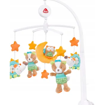 Kolotoč nad postýlku KOLOTOČ NAD POSTÝLKU HUDEBNÍ HRACÍ SKŘÍŇKA ZÁVĚSNÁ HRAČKA PRO MIMINKA