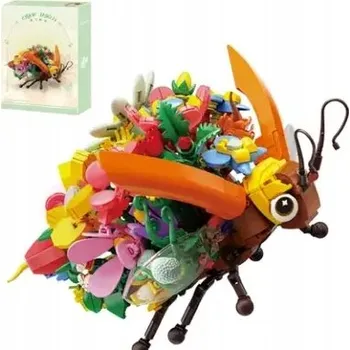 ostatní stavebnice Stavebnice Hmyz Světlík kytice květin 944dílů