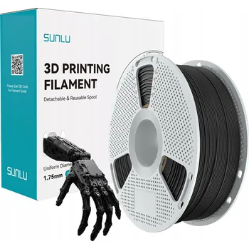Filament Filament nylon Sunlu 1,75 mm 1 kg černý
