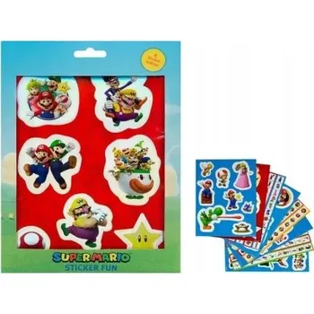 samolepka Samolepky klasické Super Mario Kids Euroswan 8 ks