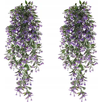 Obraz UMĚLÉ ROSTLINY ZÁVĚSNÁ DEKORACE DO KUCHYNĚ OBÝVACÍHO POKOJE SADA 2 ks