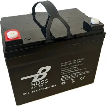 Autobaterie Baterie BOSS Deep Cycle GEL 12V 35Ah DG12-35