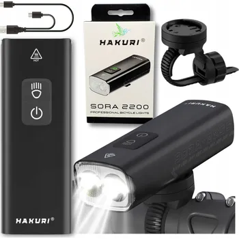 Cyklosvítilna Světlo na kolo 2200 lm LED OSRAM s powerbankou, 5 režimů, silné, USB