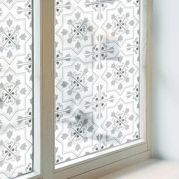 Polep vozidla Samolepicí Mléčná fólie na okno se vzorem geometrických pruhů 100x116 cm