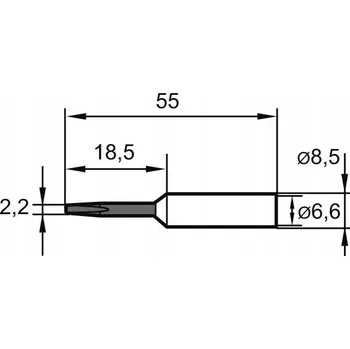 Páječka Hrot pro transformátorové páječky Ersa 0832KDLF/SB