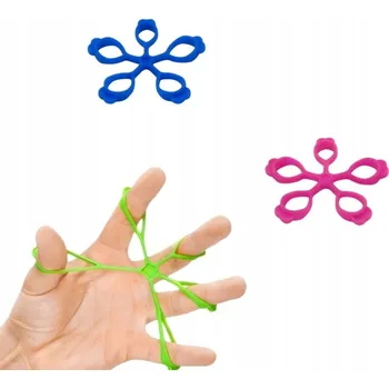 SADA POSILOVACÍCH GUM NA REHABILITACI A TRÉNINK RUKY, PRSTŮ A ZÁPĚSTÍ 1-4 kg