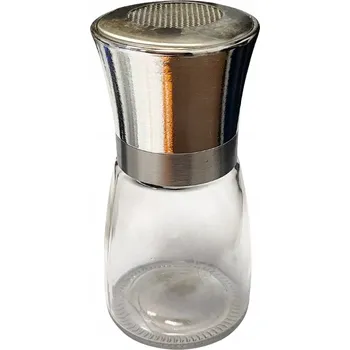 Shaker SMUKEE Šejkr na skořici a kakao 6,5x6,5x13 stříbrný