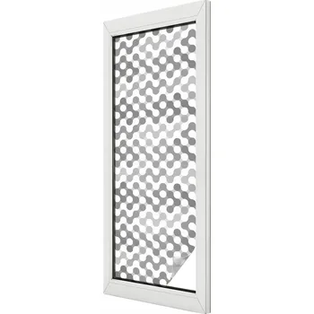 Okenní dekorace Mléčná dýha Fólie na okno Balkon Sklo Blesk vzor 50x146 cm