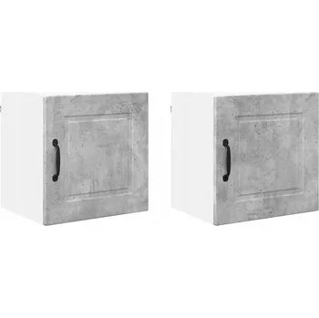 Kuchyňská skříňka Horní kuchyňská skříňka 2 pcs Betonově šedá 40 x 31 x 40 cm
