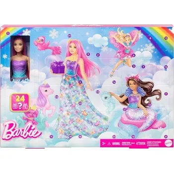 Panenka Panenka BARBIE Dreamtopia adventní kalendář 24 překvapení + panenka