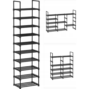 Knihovna Skříň Songmics NEW Regály a police 45 x 174,05 x 30 cm černá