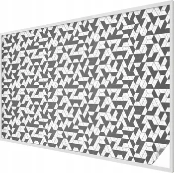 Okenní dekorace Samolepicí Mléčná fólie na okno, geometrické iluze, 200x146 cm