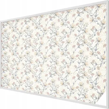 Okenní dekorace Dekorativní okenní fólie s mléčným efektem a motivem květin, 200x146 cm