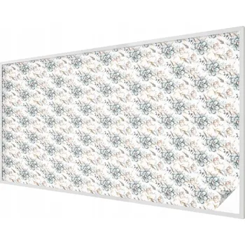 Okenní dekorace Dekorativní mléčná vitrážová fólie na okno, květinový design, elegance 200x116 cm