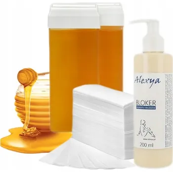 Přípravek na depilaci a epilaci Sada pro depilaci voskem - 2x VOSK PÁSKY + BLOKÁTOR