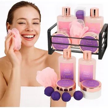 Kosmetická sada VELKÁ SADA PÉČE PRO ŽENY SŮL KOULE KRÉM ŠAMPON GEL DÁREK ml