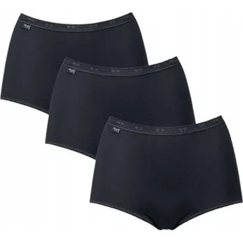 Kalhotky TROJPAK kalhotky černé vysoké Kalhotky 3ks Sloggi Basic+ Maxi 3P vel. 50