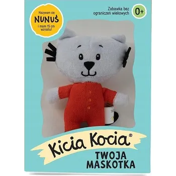 plyšák Plyšová Hračka Kočička Nunuś Media Rodzina 15 cm látka
