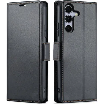 Pouzdro na mobilní telefon POUZDRO PRO SAMSUNG S24 5G SMART CASE + RFID KOŽENÉ MAGNETICKÉ