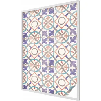 Okenní dekorace Fólie Okenní dýha Samolepicí Mléčná vitráž Barevné mozaiky 100x146