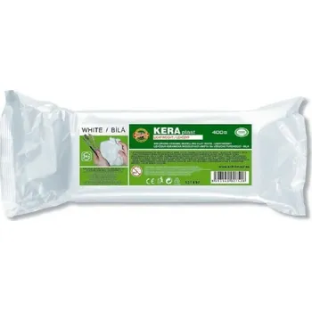 Modelovací hmota KOH-I-NOOR Samotvrdnoucí lehká modelovací hlína 400g BÍLÁ