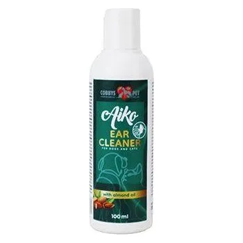 Kosmetika pro psa Ušní kapky Aiko Ear cleaner s mandlovým olejem 100ml
