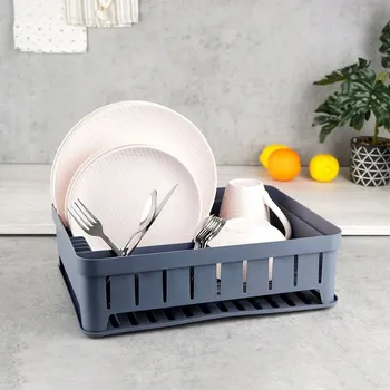 Odkapávač na nádobí Odkapávač na nádobí šedý 39,5x31x12 cm