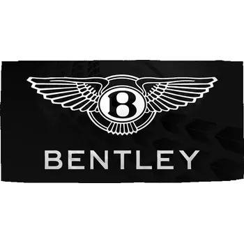 Osuška Sablio Ručník Logo Bentley Černý - 30x50 cm
